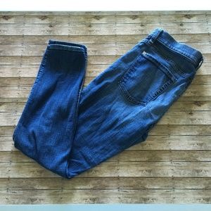 7 for all mankind ankle skinny size 29
